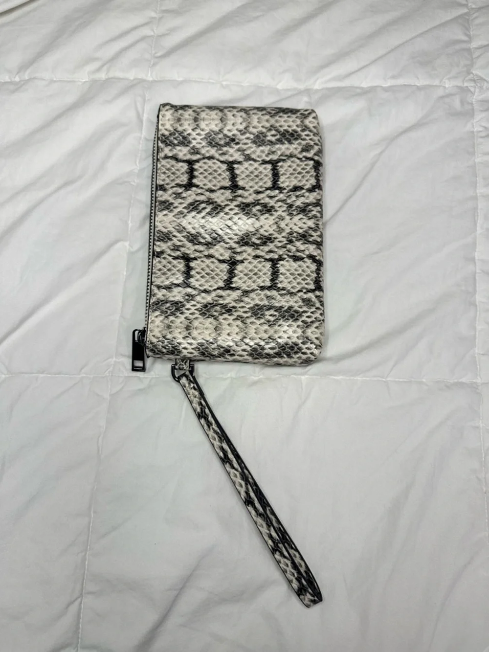 a new day black and white Wristlet Clutch Textured Edgy fashion